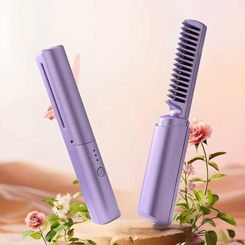 QualtyFit Portable Mini Hair Straightener, Hot comb